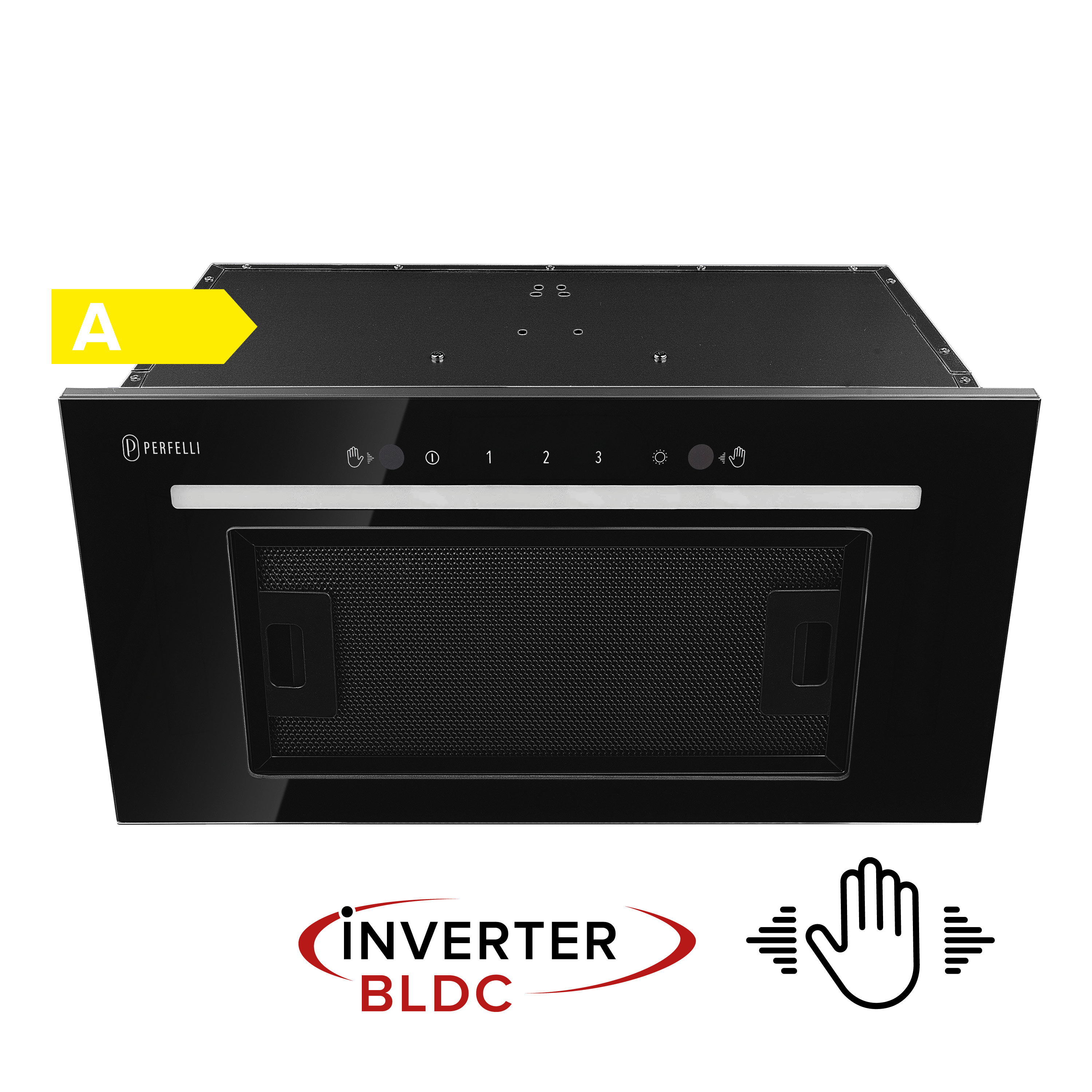 ➤Купить вытяжку полновстроенную PERFELLI LIANA 5 NW NERO SILENZIO